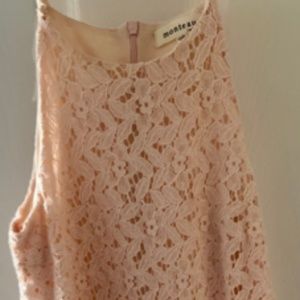 Monteau Pink Lace Dress